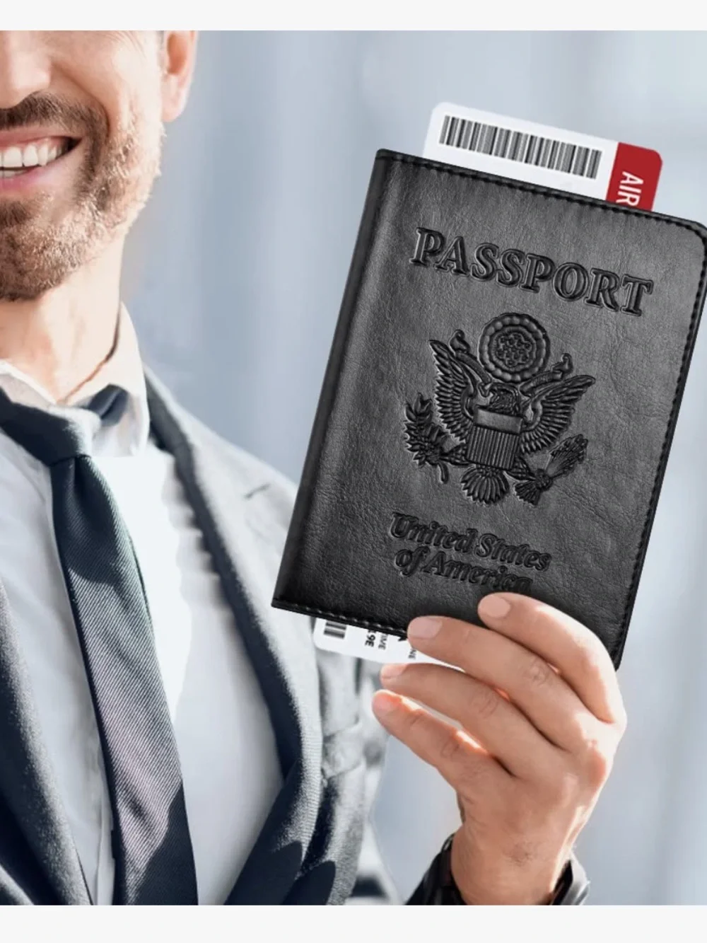 Anthology Passport Holder for Travel Essentials, Passport Wallet Cover Case